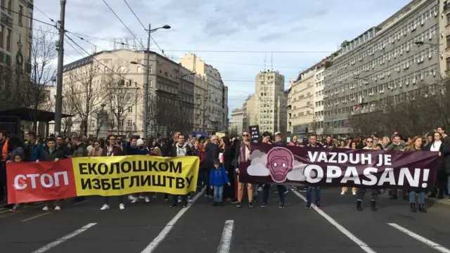 ekološki protest, zagađenje vazduha
