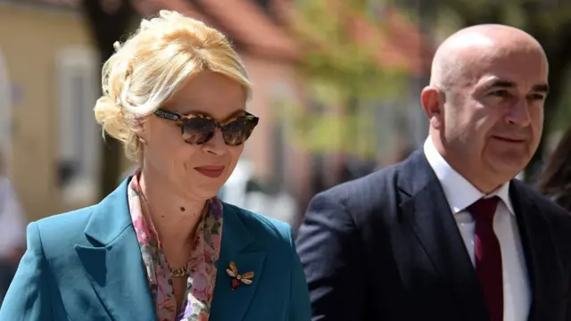 Danijela Đurović (levo) i Vladimir Joković