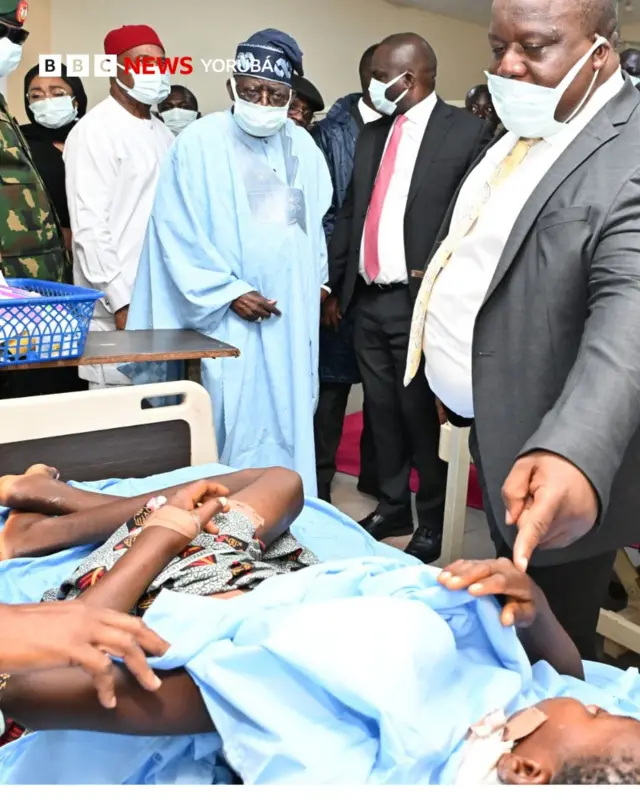 Aarẹ Bola Tinubu ati awọn alakoso ni Benue se abẹwo si awọn eeyan to fori sọta ipaniyan nile iwosan 