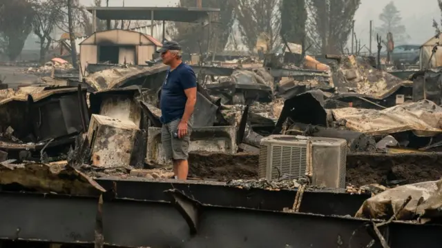 अमरीका में ओरेगन के जंगलों में भीषण आग, दर्जनों लापता