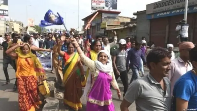 દલિત કાર્યકર્તાઓની તસવીર