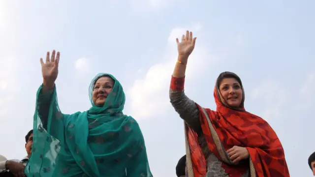 مریم اور کلثوم نواز