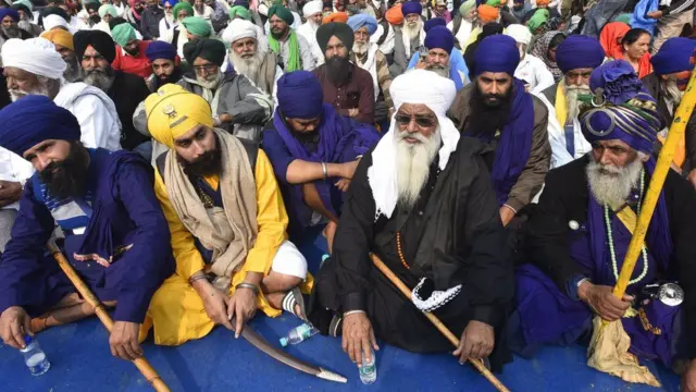 దిల్లీలో రైతుల నిరసన ప్రదర్శన