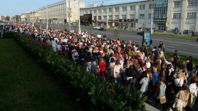 Марш женщин 12 сентября в Минске