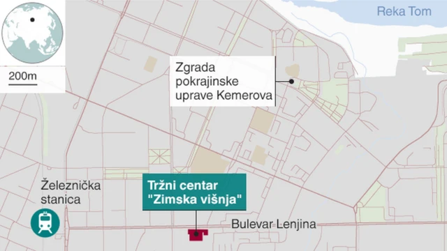 Mapa oblasti oko tržnog centra "Zimska višnja"