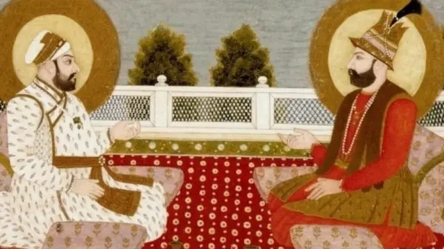 नादिर शाह आणि मोहम्मद शाह रंगीला