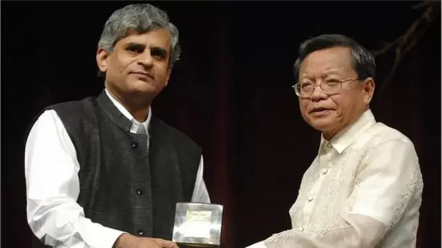 2007માં રૅમન મેગ્સેસે એવોર્ડ મેળવતા જાણીતા ભારતીય પત્રકાર પી સાઈનાથ