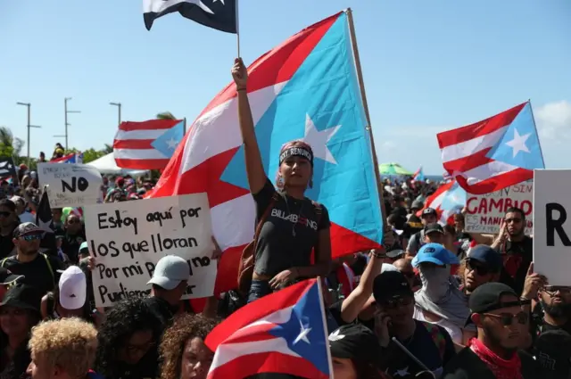 Protestas.