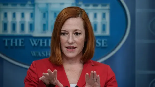 Jen Psaki, portavoz de la Casa Blanca