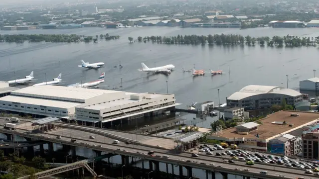 สนามบินดอนเมืองจมใต้น้ำ