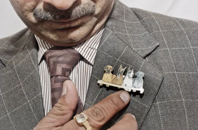 डॉग शो का एक जज