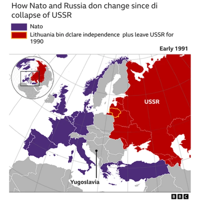 Ukraine crisis five maps to explain russian invasion bbc news pidgin