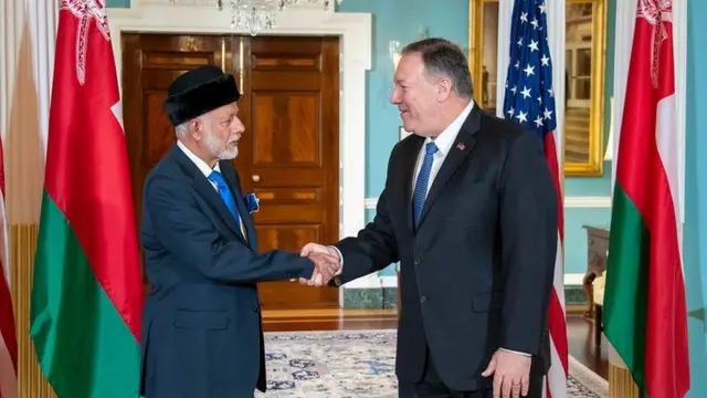 یوسف بن علوی هفته گذشته در سفر به واشنگتن با مایک پومپئو، وزیر امور خارجه آمریکا دیدار کرده بود