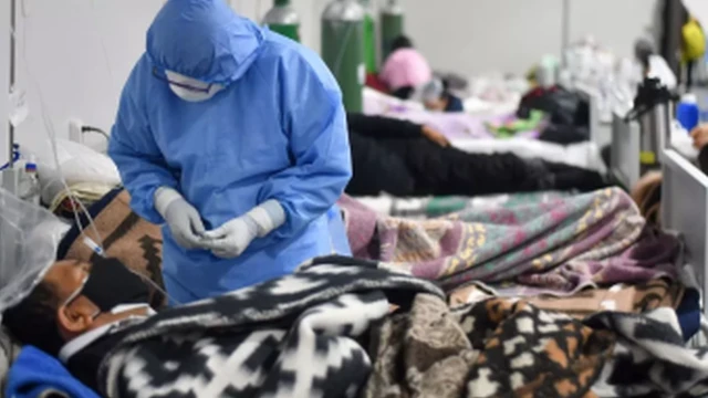 แผนกผู้ป่วยโรคโควิด-19 ที่โรงพยาบาลในเมืองอาเรกีปาของประเทศเปรู