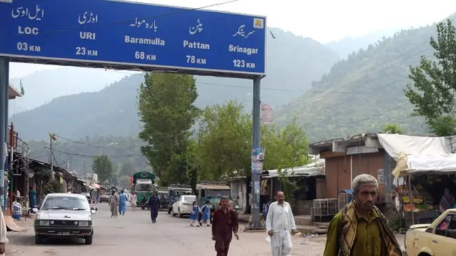 पाकिस्तान की ओर से भारत की सीमा