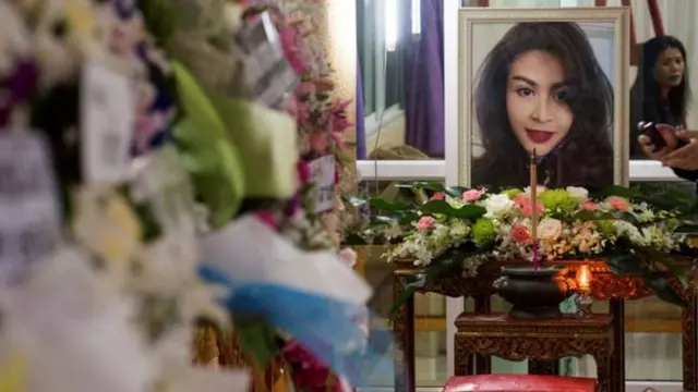 Umuhango wo gushyingura Madamu Nusara wabereye mu ntara ya Pathum Thani, hanze gato y'umurwa mukuru Bangkok