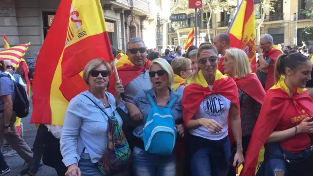 митинг в барселоне