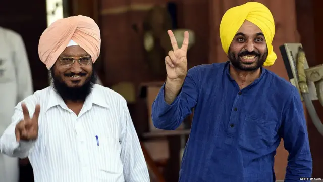 bhagwant mann, prof sadhu singh