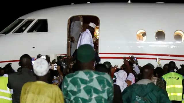Jammeh deja Gambia