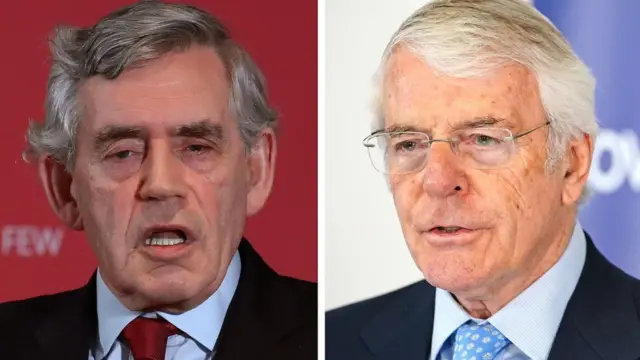 Гордон Браун и Джон Мейджор