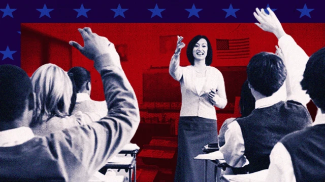 Teacher in classroom