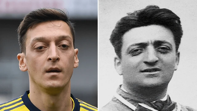 Mesut Ozil e Enzo Ferrari