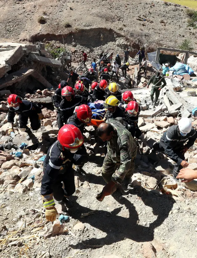 امداد رسانی در روستای کوهستانی تلات نیعقوب در جنوب مراکش