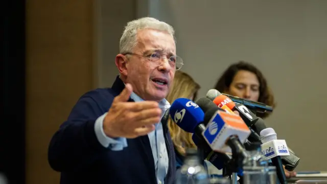 Álvaro Uribe, expresidente de Colombia.