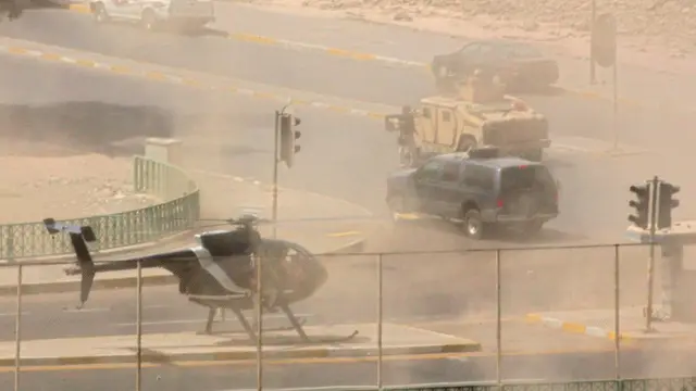 طائرة هليكوبتر تابعة لبلاك ووتر.