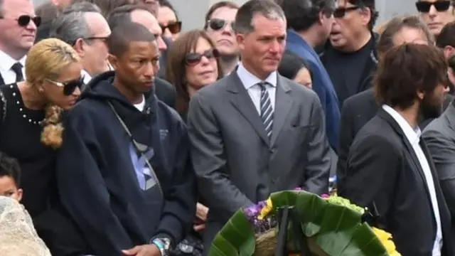 Pharrell Williams y su esposa