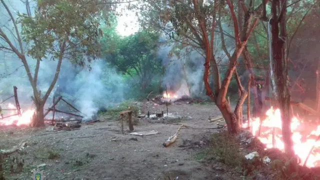 спалений табір