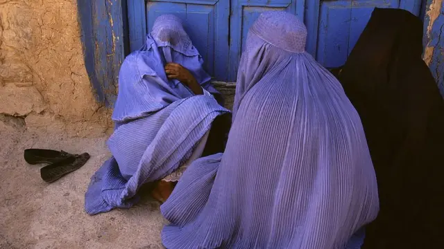 Afghan women in Herat in the 1990s