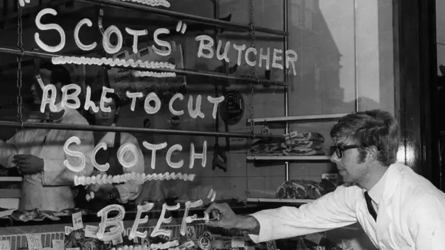 1969年的苏格兰牛肉店