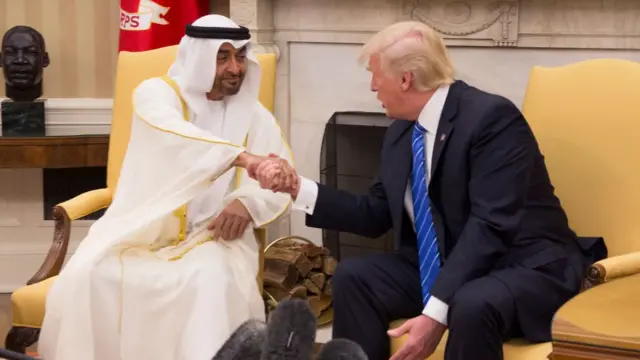 ترامب ومحمد بن زايد