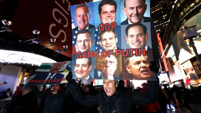 Neman kawo karshen gwamnatin Trump a dandalin Times Square