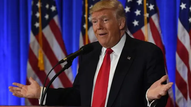 Пресс-конференция Дональда Трампа