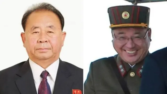 ரி பியோங்-கொல்(இடது). கிம் ஜோங்-சிக்(வடது)