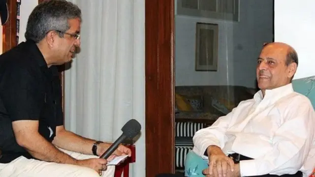 નવીન ચાવલા સાથે રેહાન ફઝલ