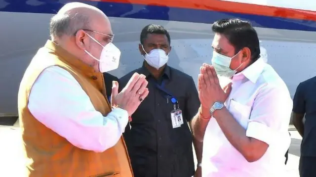 अमित शहा पलानीस्वामी