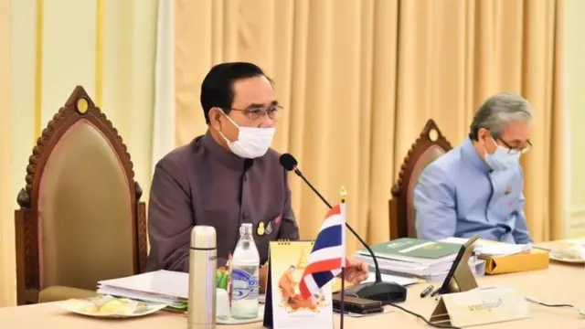 พล.อ.ประยุทธ์ จันทร์โอชา เป็นประธานประชุม ครม. ที่ตึกสันติไมตรี ทำเนียบรัฐบาล