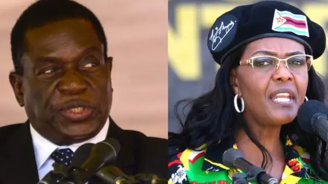 એમ્મર્સન મન્નાગગ્વા અને ગ્રેસ મુગાબે