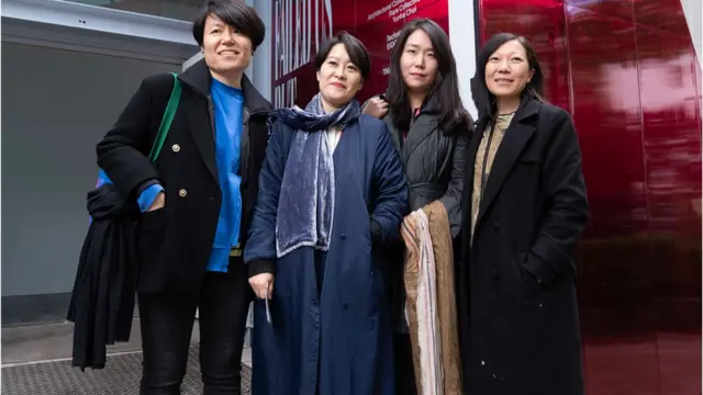 왼쪽부터 정은영, 김현진, 남화연, 제인 진 카이젠