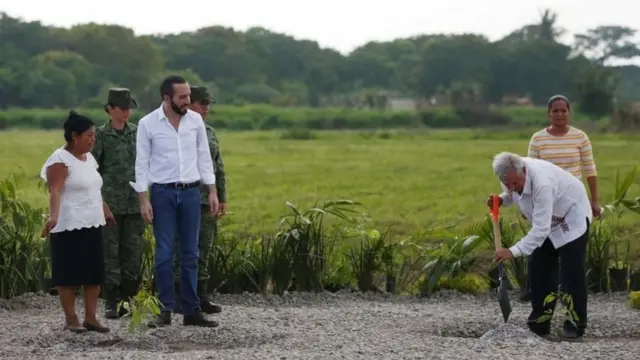 Nayib Bukele y López Obrador