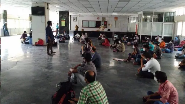 આંદોલનકારી નર્સોની તસવીર