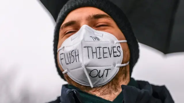 Протесты в Берлине