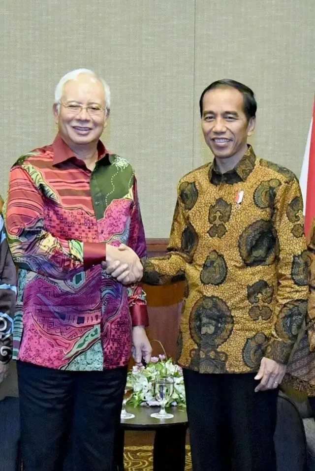 PM Najib Razak dan Presiden Joko Widodo