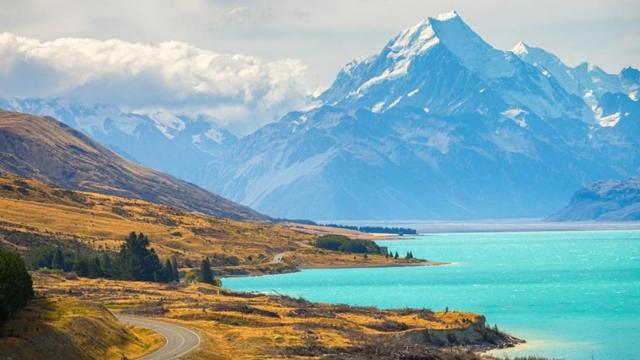 Un paisaje de Nueva Zelanda