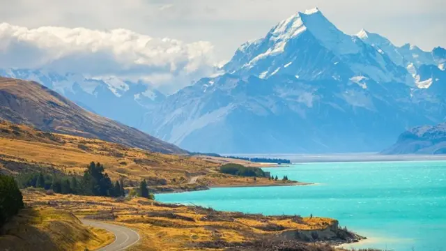 Un paisaje de Nueva Zelanda