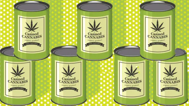 Latas de marihuana
