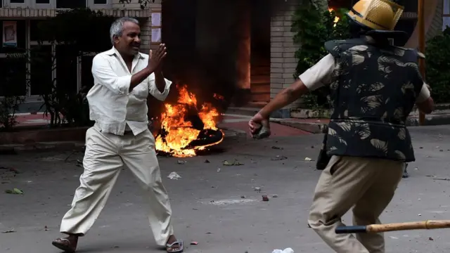 पंचकूला में हिंसा